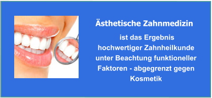 Ästhetische Zahnmedizin - Bleaching